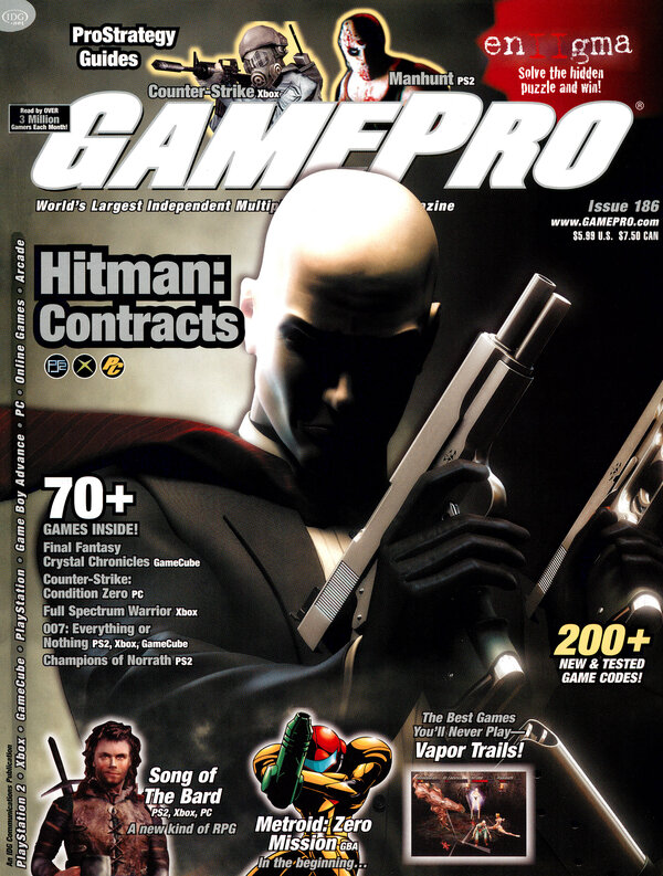 GamePro Issue 186 (March 2004) cover